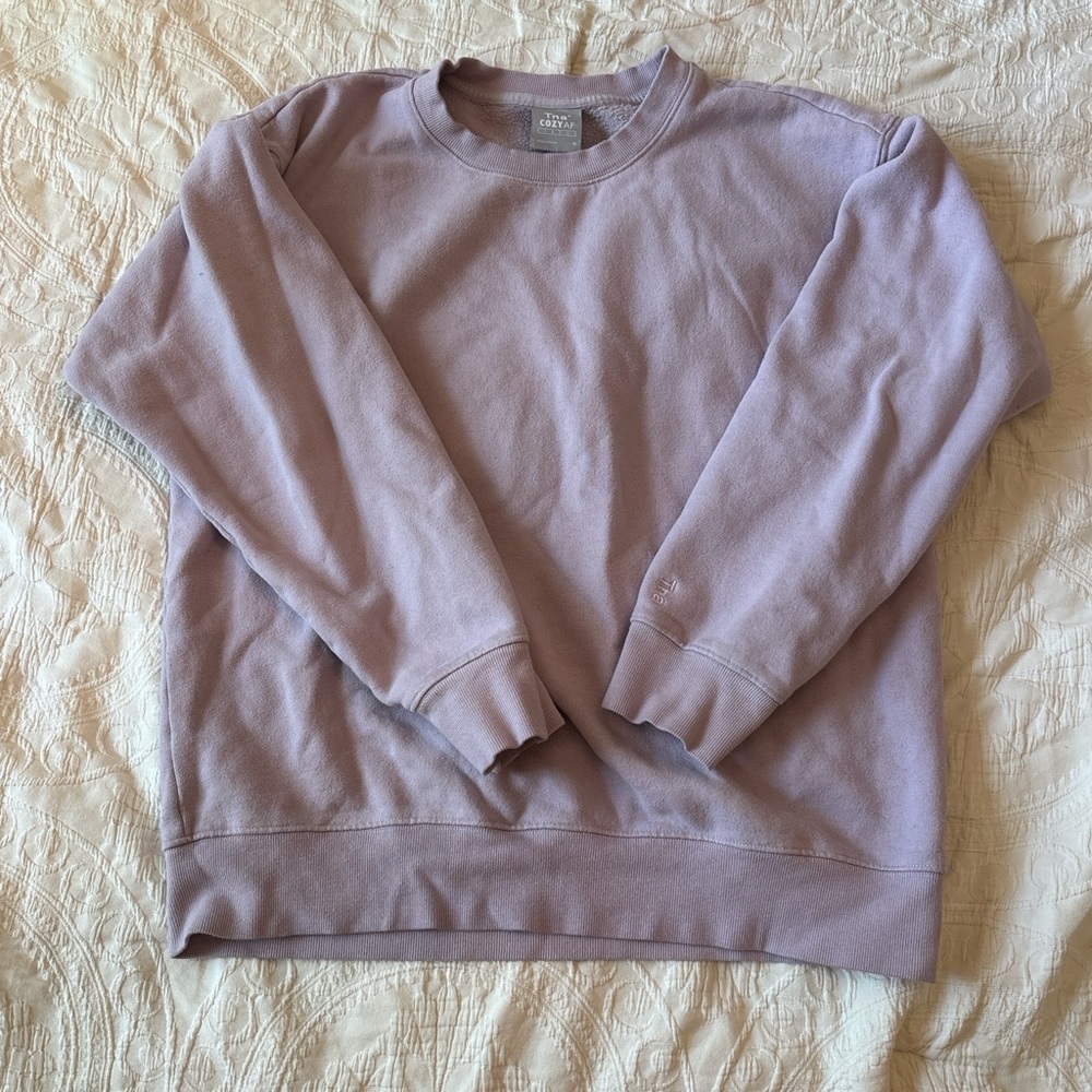 TNA Purple Crewneck Sweater
